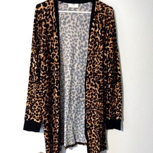 ❌SOLD❌ Leopard Print Long Cardigan